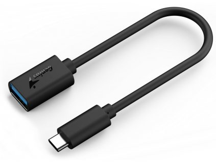 GENIUS ACC-C2AC redukce z USB-C na USB-A, černá