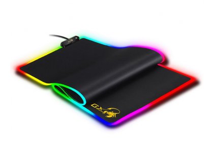 GENIUS GX GAMING podložka pod myš GX-Pad 800S RGB / 800 x 300 x 3 mm / USB / RGB podsvícení (31250003400)