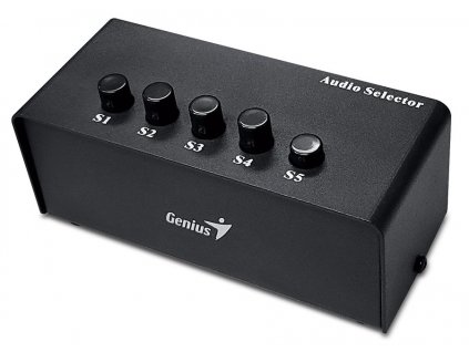 Genius Stereo Switching Box, pro výběr zvukového výstupu až na 5 repro