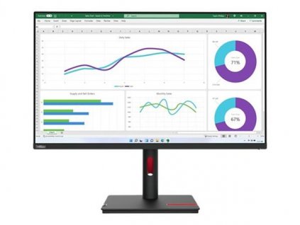 Lenovo LCD T32h-30 31,5" IPS/2560x1440/6ms/1x USB-C/HDMI/DP/4x USB 3.1/RJ45/Pivot/VESA