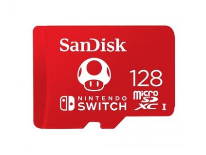 Sandisk microSDXC pro Nintendo Switch 128 GB, V30, U3, C10, A1, UHS-1, 100MB/s R, 90MB/s W