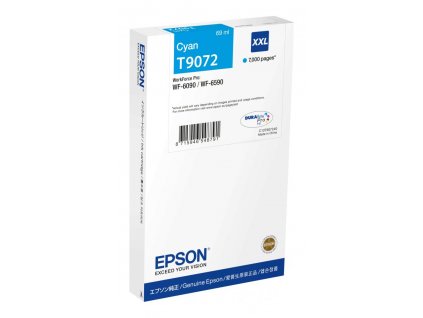 Epson inkoustová náplň/ C13T907240/ WF-6xxx/ XXL Cyan