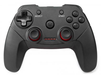 NEDIS gamepad/ bezdrátový/ pro PC/ počet tlačítek 11/ nano USB/ černý