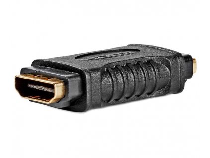 NEDIS adaptér HDMI/ zásuvka HDMI - zásuvka HDMI/ pozlacené konektory/ přímý/ černý/ box