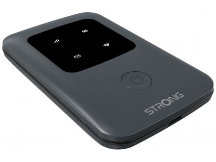 STRONG 4G MIFI 150/ Wi-Fi standard 802.11 b/g/n/ 150 Mbit/s/ 2,4GHz/ 1x SIM slot/ 1x USB/ 1x micro SD slot/ černý