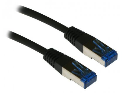 XtendLan Patch kabel Cat 6A SFTP LSFRZH 0,25m - černý