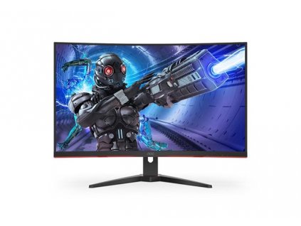 AOC LCD herní C32G2ZE 31,5" zakřivený VA FreeSync/1920x1080@240Hz/80m:1/1ms/300cd/4000:1/HDMI/DP/VESA