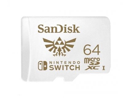 Sandisk microSDXC pro Nintendo Switch 64 GB, V30, U3, C10, A1, UHS-1, 100MB/s R, 60MB/s W