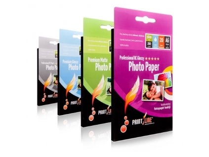 Fotopapír PrintLine A6 Professional RC pearl 260g/m2, matný, 20-pack