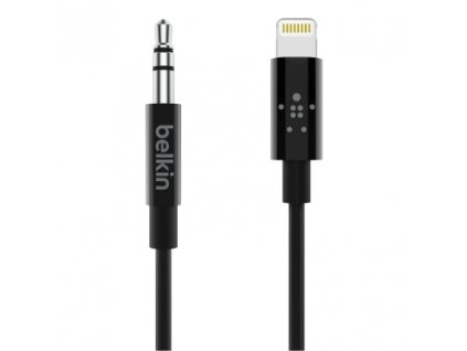 BELKIN Lightning to 3,5mm M/M, 90cm, černý