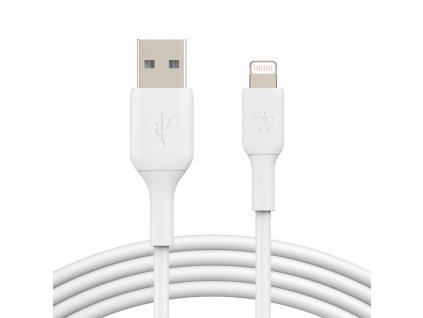 BELKIN kabel USB-A - Lightning, 1m, bílý