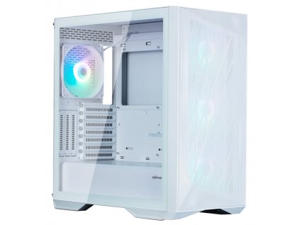 Zalman skříň Z9 Iceberg white / Middle tower / ATX / 4x140mm fan ARGB / temperované sklo / bílá