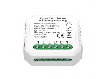 IMMAX NEO SMART kontroler s měřením spotřeby V6 1-tlačítkový Zigbee 3.0, TUYA