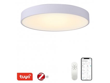 IMMAX NEO RONDATE SLIM Smart stropní svítidlo 60 x 7cm 53W 3710lm bílé Zigbee 3.0, TUYA