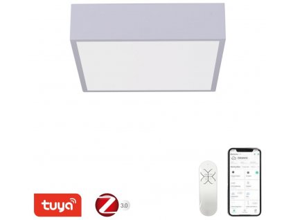 IMMAX NEO CANTO SLIM Smart stropní svítidlo 28x28x7cm 22W 1610lm bílé Zigbee 3.0, TUYA