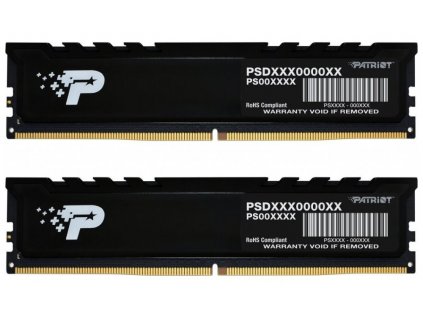 PATRIOT Signature Premium 32GB DDR5 5600MT/s / DIMM / CL46 / 1,1V / Kit 2x 16GB