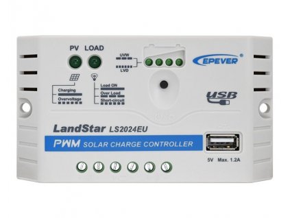 EPEVER LS2024EU solární PWM regulátor 12/24V, 20A, vstup 30V/50V