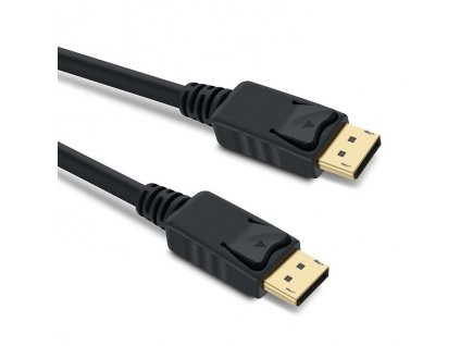 Kabel DisplayPort 1.4 přípojný kabel M/M zlacené konektory, 2 m