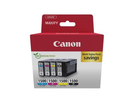 Canon cartridge INK PGI-1500 BK/C/M/Y MULTI / 1x 12,4ml + 3x4,5ml