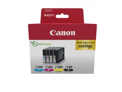 Canon cartridge INK PGI-2500 BK/C/M/Y MULTI / 1x29,1ml + 3x9,6ml