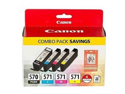 Canon cartridge PGI-570/CLI-571 PGBK/C/M/Y/BK MULTI / 1x15ml +4x7ml