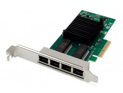 DIGITUS 4 Port RJ45 Intel I350 Server NIC