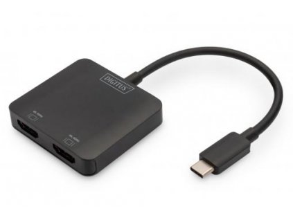 DIGITUS USB-C - 2x HDMI MST Video Hub DP 1.4, HDMI 2.0, 4K/60Hz