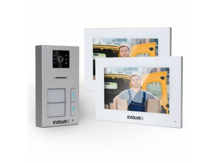 EVOLVEO DoorPhone AP2-2 drátový videotelefon pro dva byty s aplikací