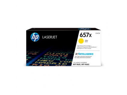 HP 657X High Yield žlutá LJ Cartridge, CF472X