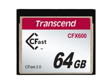 Transcend 64GB CFast 2.0 CFX600 paměťová karta (MLC)