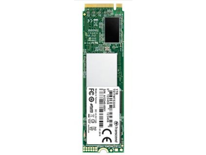 TRANSCEND MTE220S 1TB SSD disk M.2 2280, PCIe Gen3 x4 NVMe 1.3 (3D TLC), 3500MB/s R, 3200MB/s W