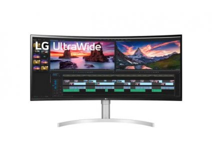 LG 38WN95CP-W.AEU 38" IPS 3840x1600/21:9/450cdm/1ms/DP/2x HDMI/2x USB-C/Repro/Thunderbolt/Zakřivený