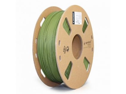 Gembird Tisková struna (filament), PLA MATTE, 1,75mm, 1kg, zelená
