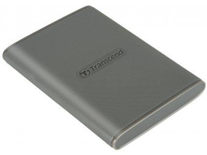 Transcend ESD360C 1TB, USB 20Gbps Type C, Externí SSD disk (3D NAND flash), kompaktní rozměry, šedý