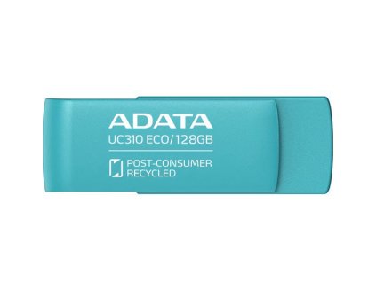 ADATA UC310 ECO/128GB/USB 3.2/USB-A/Zelená