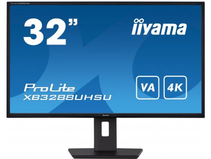 iiyama ProLite/XB3288UHSU-B5/31,5''/VA/4K UHD/60Hz/3ms/Black/3R