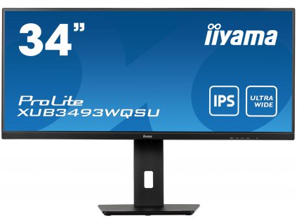 iiyama ProLite/XUB3493WQSU-B5/34''/IPS/3440x1440/75Hz/4ms/Black/3R