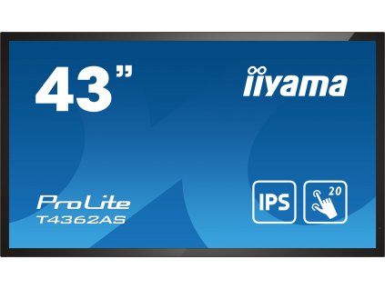 43'' iiyama T4362AS-B1:IPS,4K UHD,Android,24/7