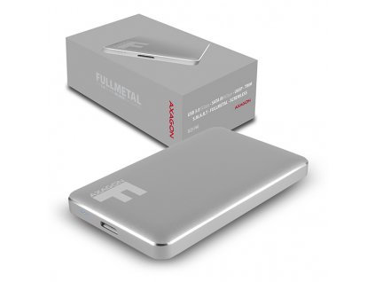 AXAGON EE25-F6G, USB3.0 - SATA 6G 2.5'' FULLMETAL externí box, titanově šedý
