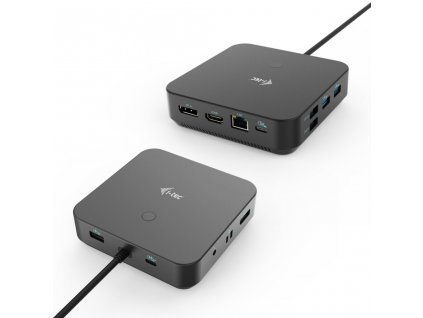 i-tec USB-C HDMI + Dual DP Docking Station, Power Delivery 100W