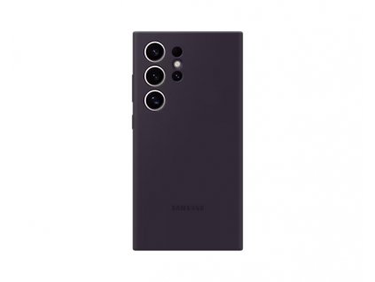 Samsung Silikonový zadní kryt S24 Ultra Dark Violet