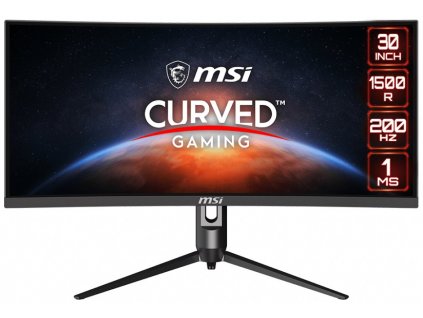 MSI Optix MAG301CR2 / 29,5" zakřivený / 2560 x 1080 / VA / 200Hz/ 1ms/ 3000:1/ 300cd/m2 / 2xHDMI/ DP/ USB-C