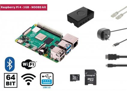 Raspberry Pi 4 Model B 2GB RP4KIT2GB