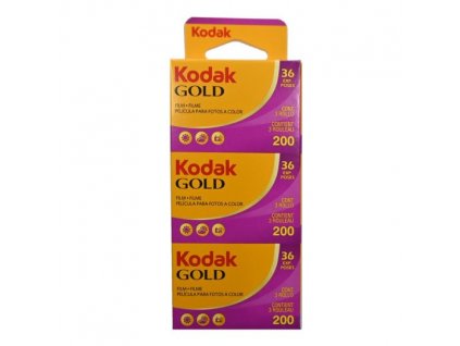 Kinofilm Kodak Gold GB 200/36 3 pack