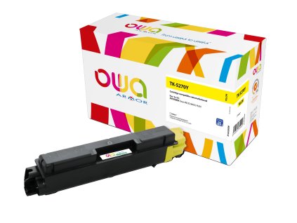 OWA Armor toner kompatibilní s Kyocera TK-5270Y, 6000st, žlutá/yellow