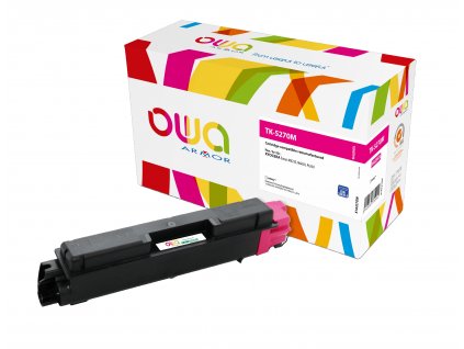 OWA Armor toner kompatibilní s Kyocera TK-5270M, 6000st, červená/magenta