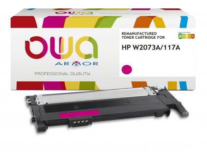 OWA Armor toner kompatibilní s HP W2073A, 117A, 700st, červená/magenta