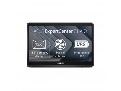 ASUS ExpertCenter/E1 (E1600)/42WHrs UPS/15,6''/FHD/T/N4500/8GB/128GB SSD/UHD/bez OS/Black/2R