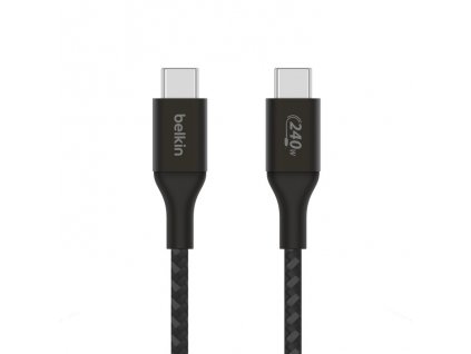 Belkin Boost charge USB-C kabel 240W, 2m, černý