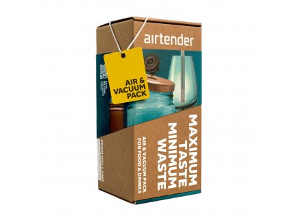 Airtender - kompletní vakuovací set potravin a vína + provzdušňovač - box